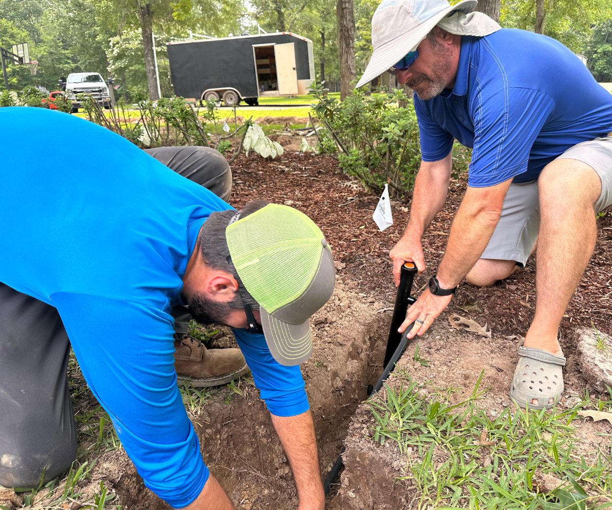 Irrigation system repair