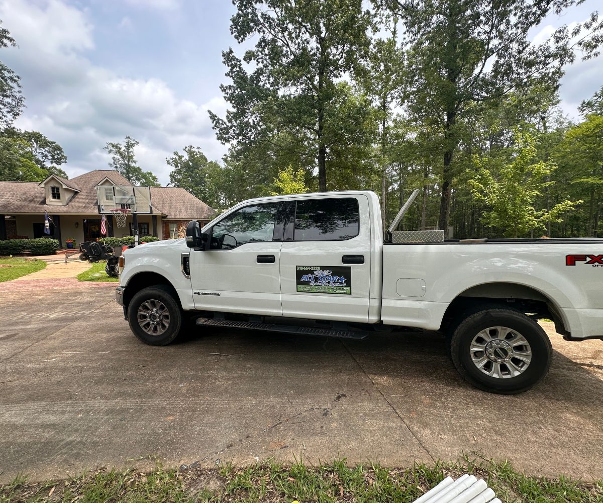All Star service truck on location
