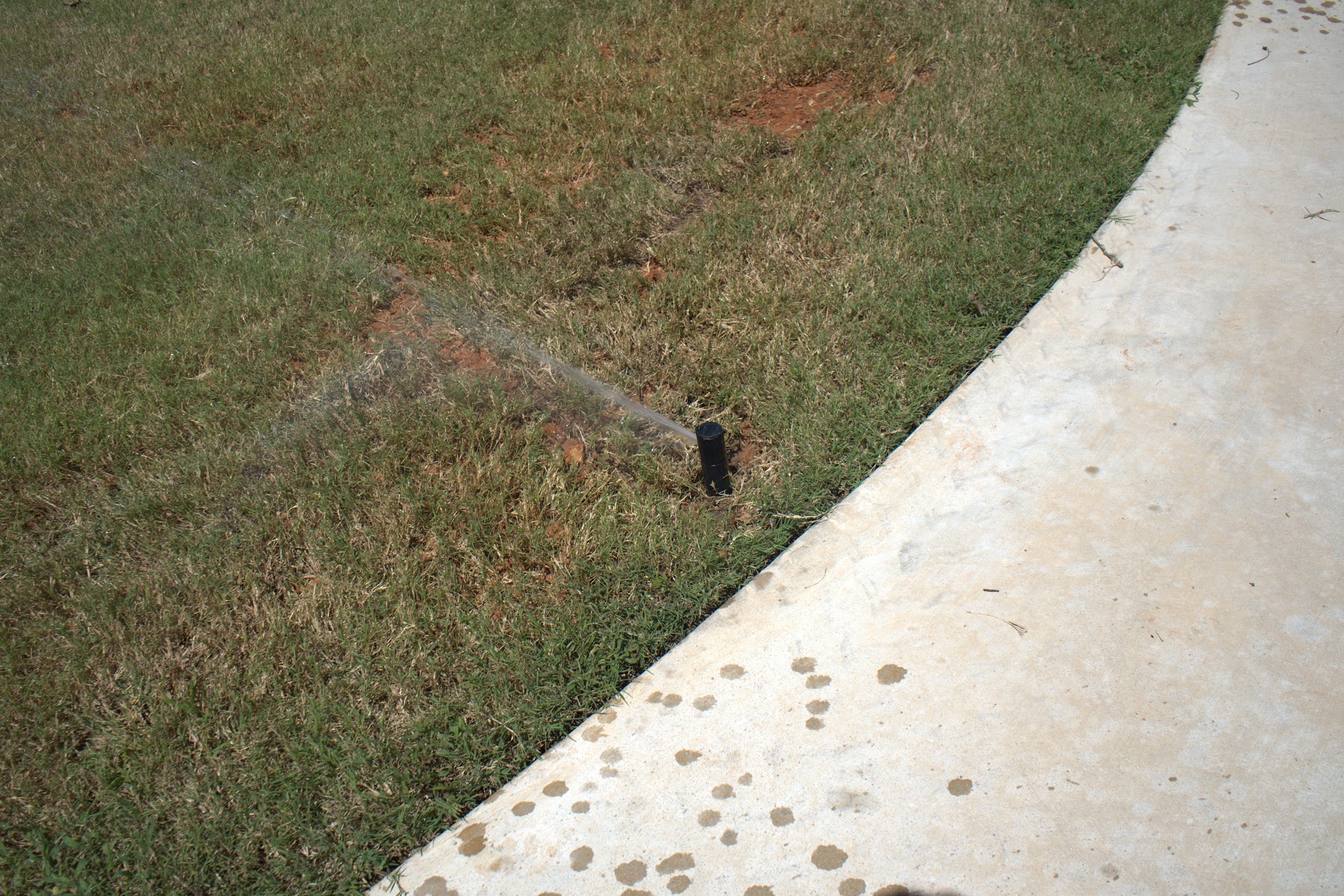 All Star Sprinkler Systems crew on a Central Louisiana job site